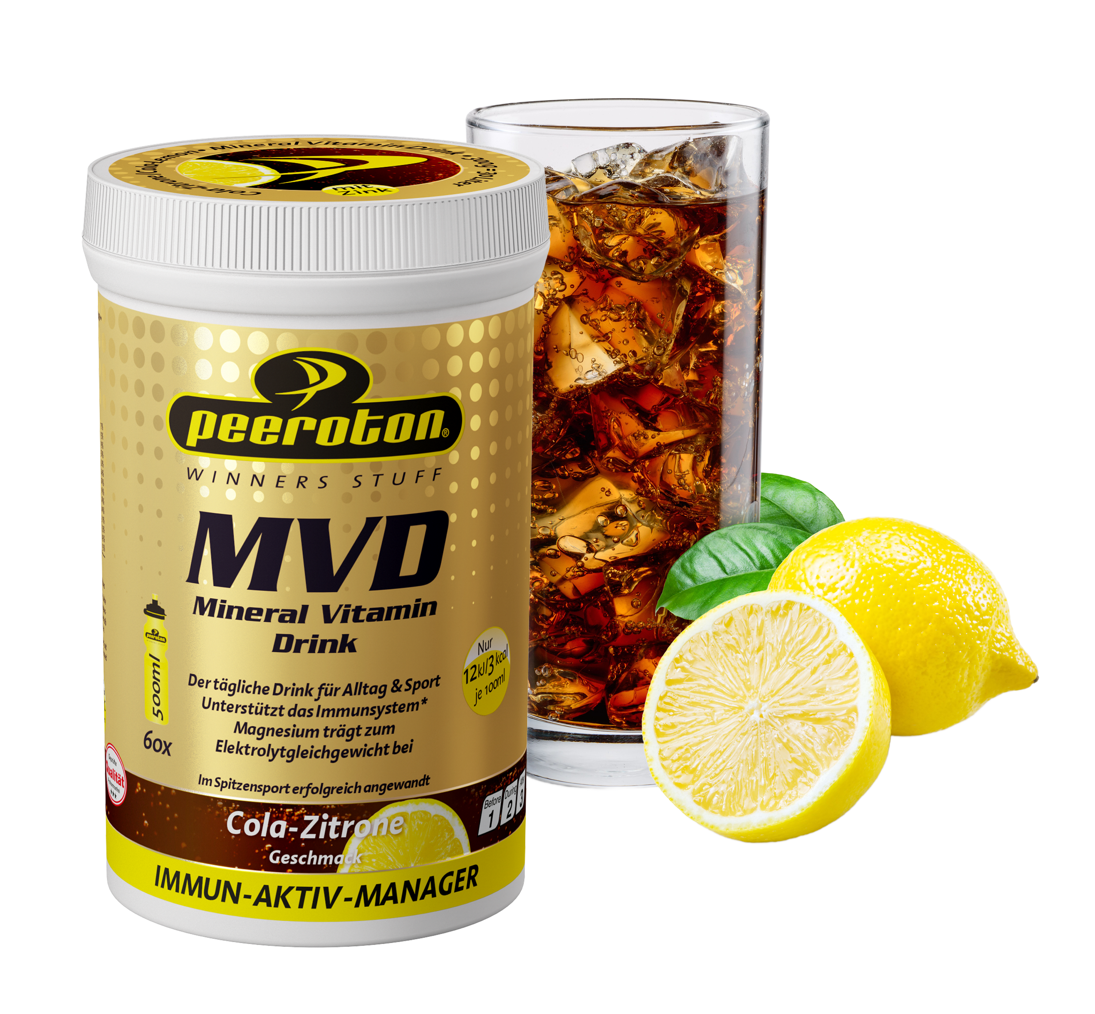 MVD - Mineral Vitamin Drink Sportcola -Zitrone 300g  