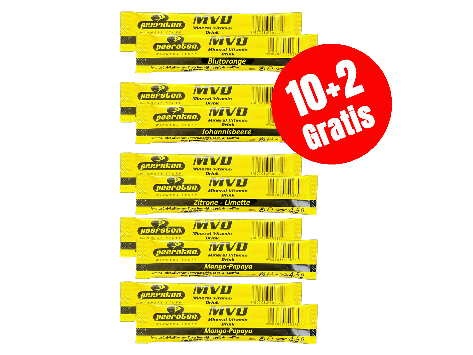 MVD - Mineral Vitamin Drink Travel Sticks