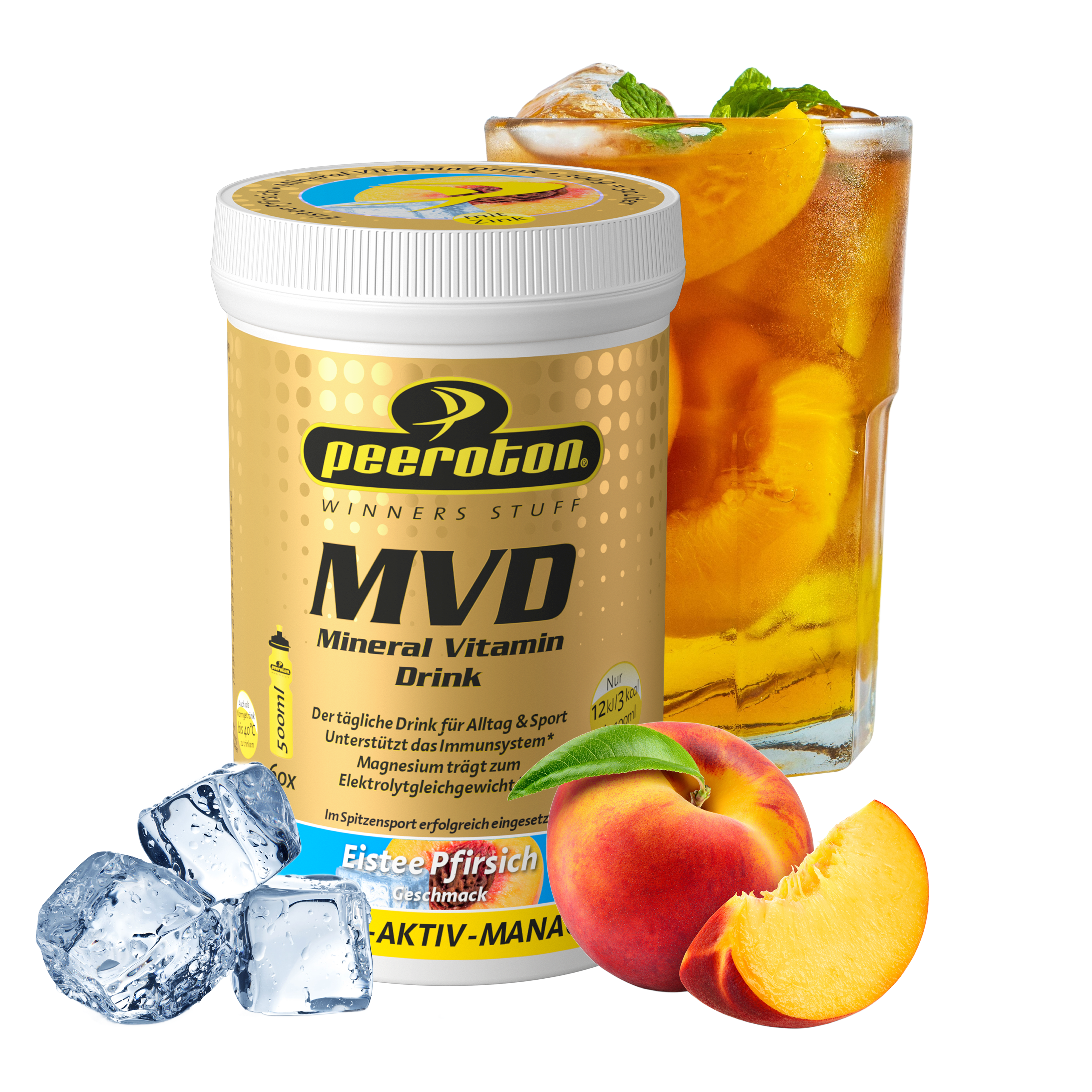 MVD - Mineral Vitamin Drink Sport Ice -Tee- Pfirsich 300g  
