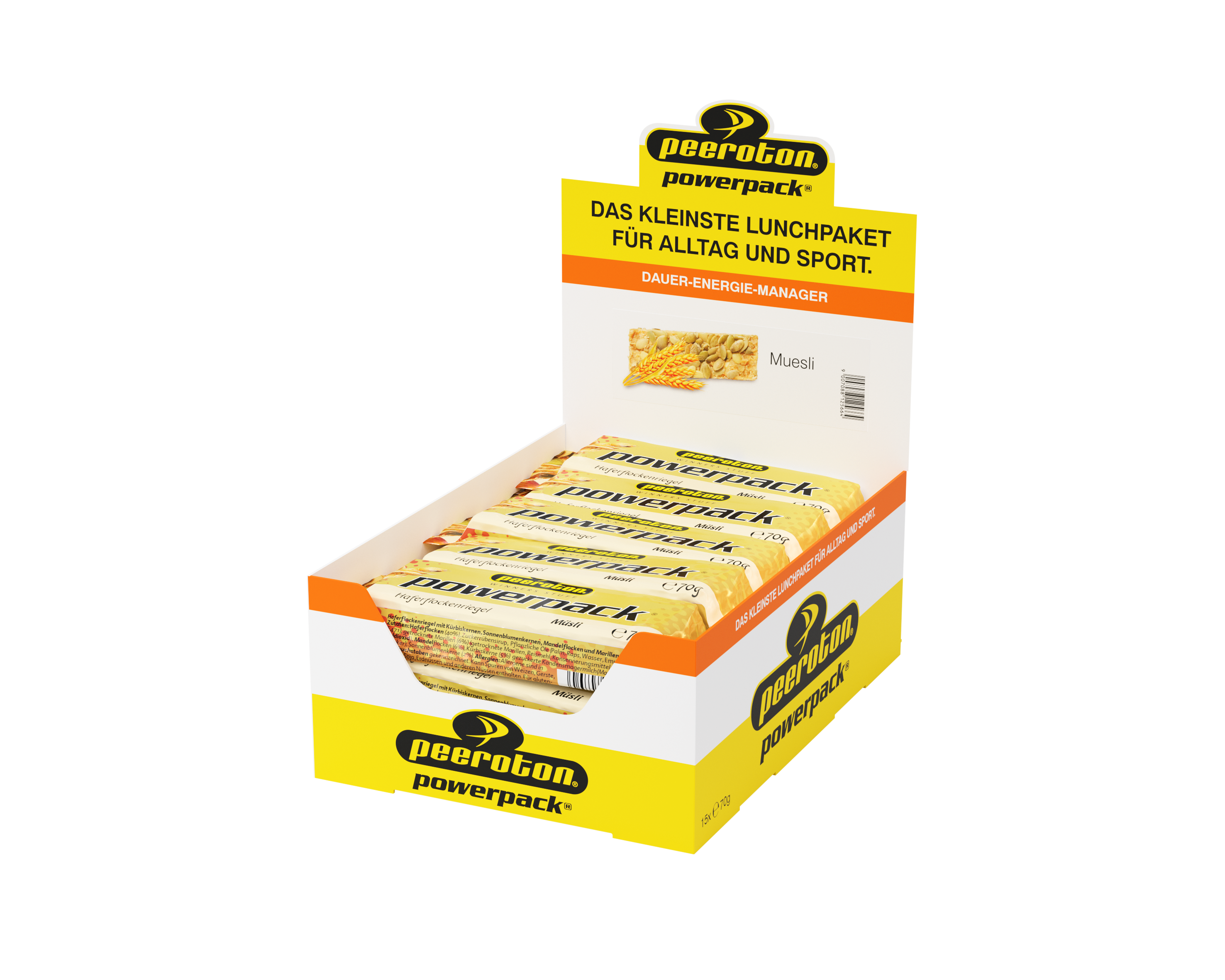 POWERPACK Energie Riegel 15x70g