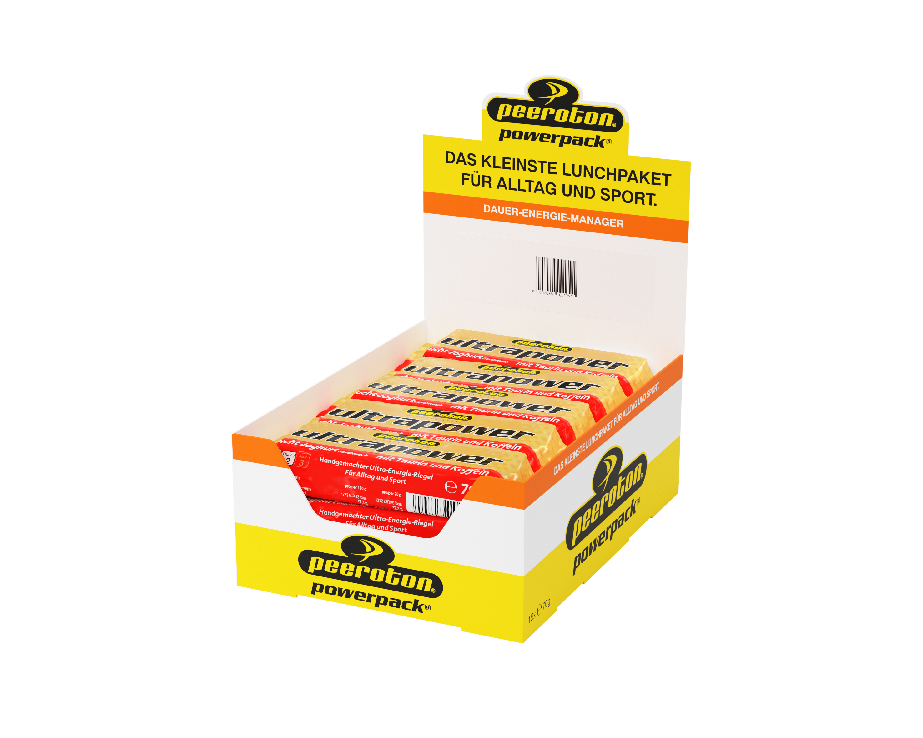 Ultra Power Koffein Energy Riegel 15x70g