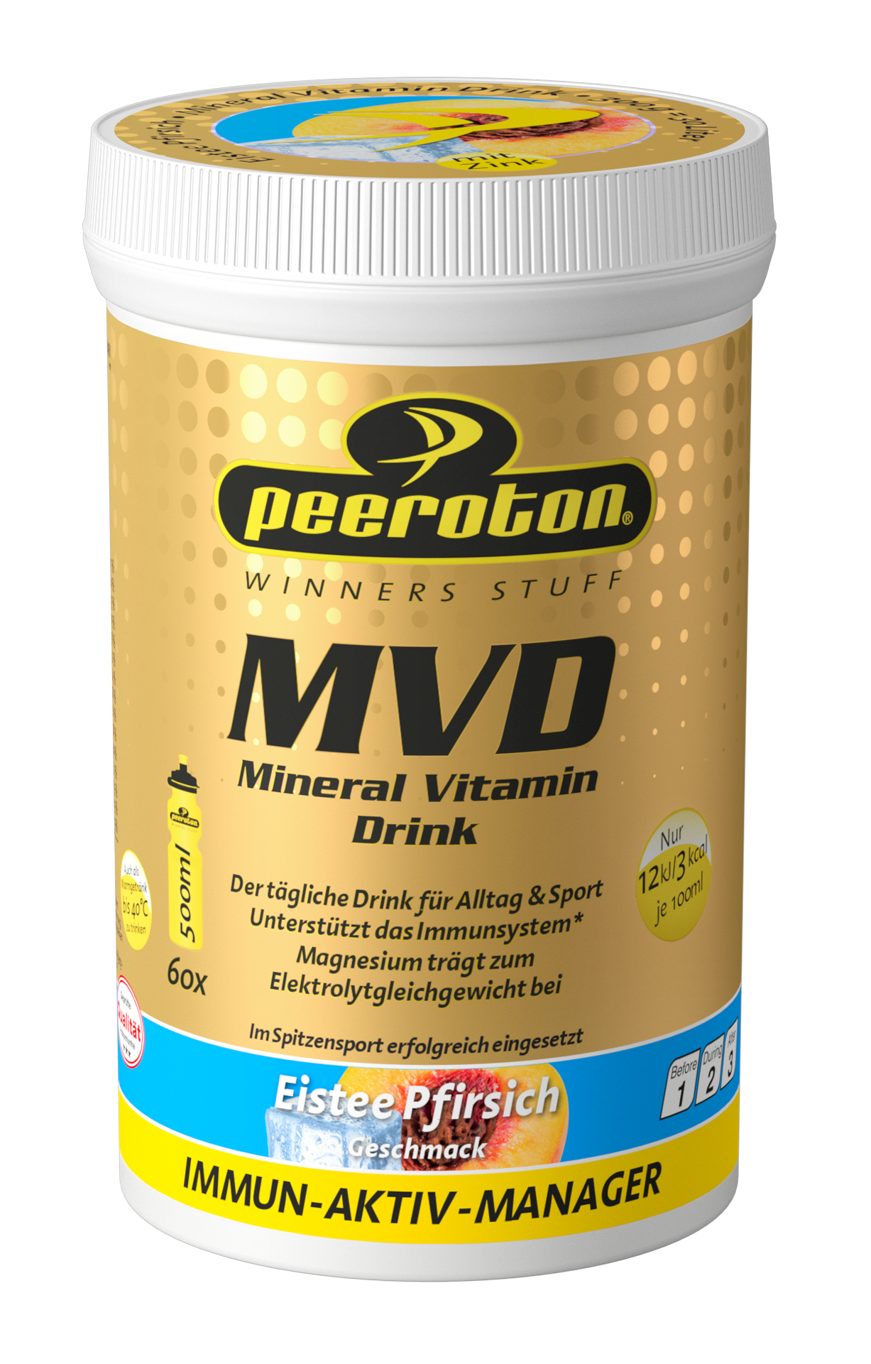 MVD - Mineral Vitamin Drink Sport Eis -Tee- Pfirsich 300g  